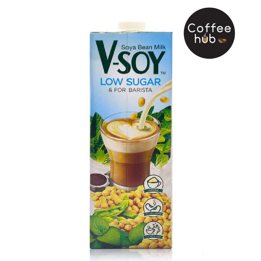 (READY STOCK)V-SOY LOW SUGAR SOYA BEAN MILK FOR BARISTA 1L