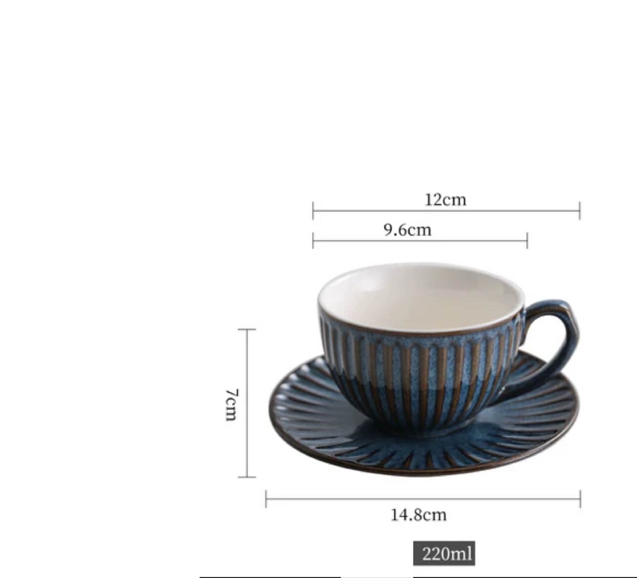 (READY STOCK)Coffee Tea Water Mug Latte Cup Handle 300ml Nordic Ceramic Japanese Style