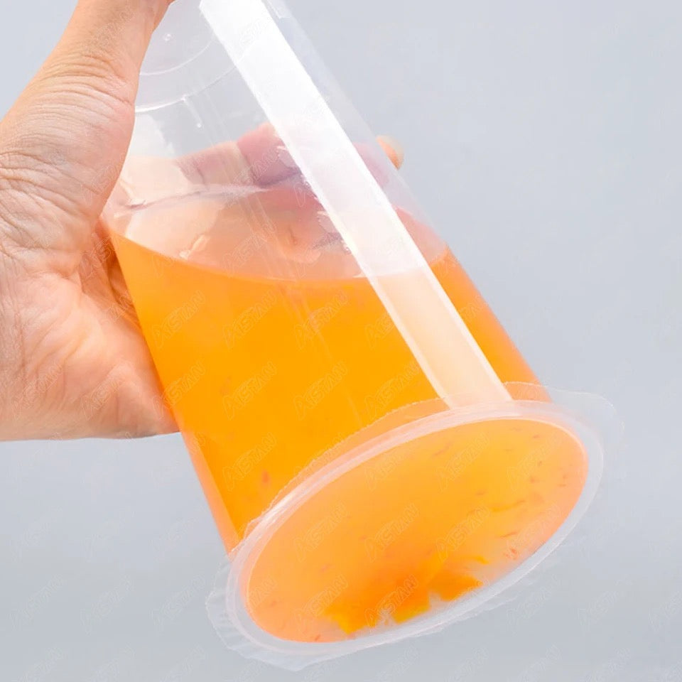 (READY STOCK)Bubble Tea Juice Drink PP Cup Sealing Film Transparent For Cup Sealer Machine