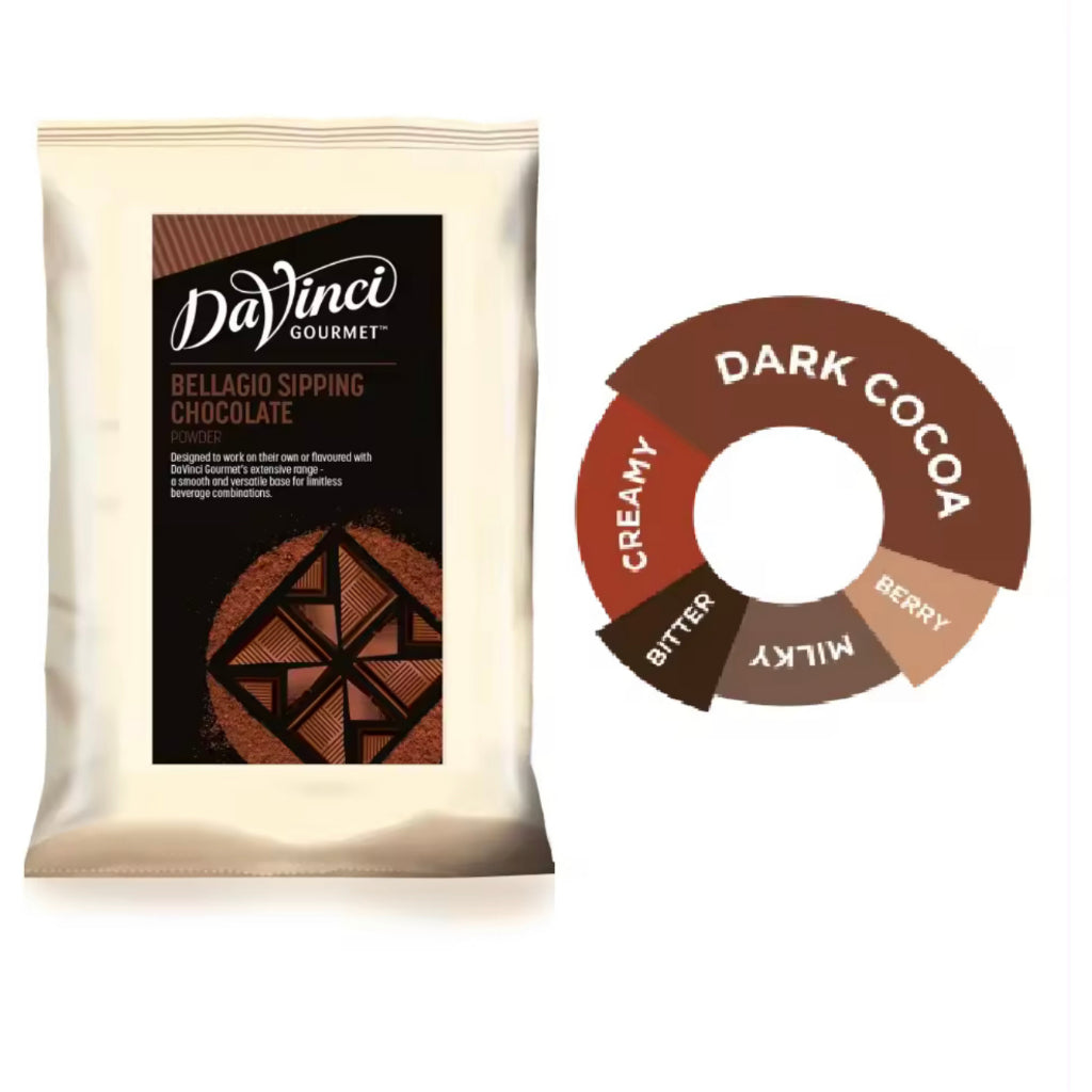 (Ready Stock)DaVinci Gourmet Frappease Powder 1.5kg Neutral Frappease/Bellagio Sipping Chocolate 1kg/Matcha Powder 1kg