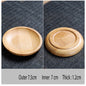 (READY STOCK) Coffee Cup Wood Coaster Square Round Resistant Heat Drink Mat Cup Pad Non Slip 8.8cm