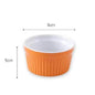 (READY STOCK)Baking Dessert Cake Caramel Pudding Bowl Ceramic Ramekins Soufflé Baking Cup Oven High Temperature