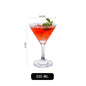 (Ready Stock)Martini Trumpet Glass Japanese Tall Cocktail Glass Ins 100ml 130ml 180ml