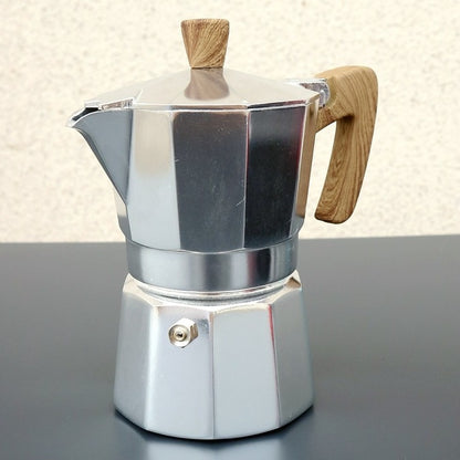 (Ready Stock)Espresso Coffee Maker Italian Style Moka Pot Stove Top 150ml 300ml Various Cols Choice Premium Quality