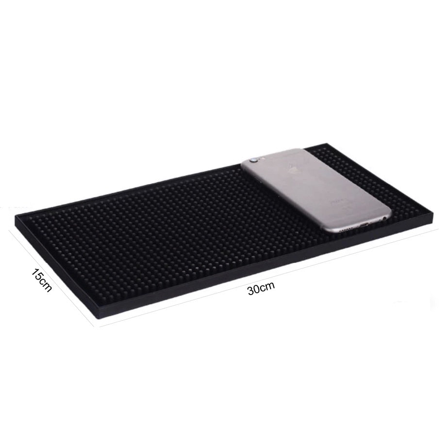 (Ready Stock)Coffee Espresso Rubber Drip Spill Non-slip Bar Mat Tamper Holder Mat