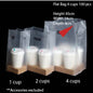 (READY STOCK)Paper Cup Plastic Bag Thickened Disposable Take Away Packaging Bag Milk Tea Beverage 100pcs