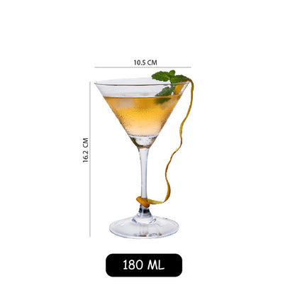 (Ready Stock)Martini Trumpet Glass Japanese Tall Cocktail Glass Ins 100ml 130ml 180ml