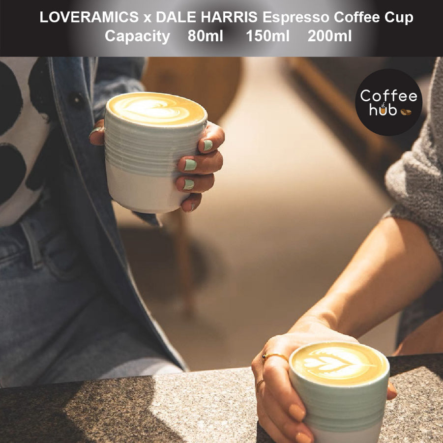 (READY STOCK)LOVERAMICS DALE HARRIS "CHAMPIONS SIGNATURE" ESPRESSO CUP 80ml 150ml 200ml