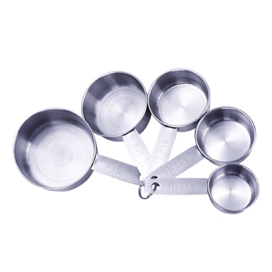 (Ready Stock)Kitchen Baking Coffee Multi Purpose Measuring Spoons Set 4/5/6 Pieces Stackable Tablespoons Various Sizes