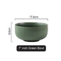 (READY STOCK)Nordic Ceramic Dish Set Household Bowl / Plate / Spoon Vertical Stripe Tableware