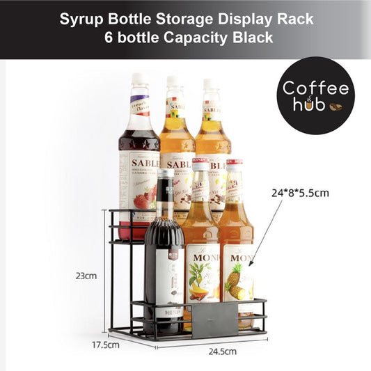 (READY STOCK)Syrup Storage Rack 6 Shelves Da Vinci Monin Bottle Display Racking Made Neat Organizer