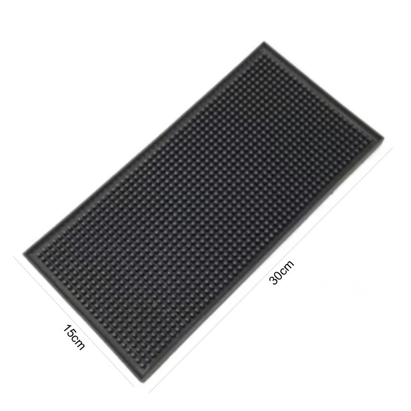 (Ready Stock)Coffee Espresso Rubber Drip Spill Non-slip Bar Mat Tamper Holder Mat