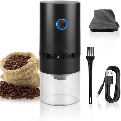 (Ready Stock)Coffee Portable Electric Coffee Grinder Automatic Type C USB Rechargeable Ceramic Burr Grind