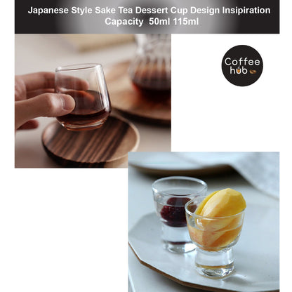 (READY STOCK)Japense Style Sake Chinese Zen Tea Shot Glass Retro Thick 50ml Capacity