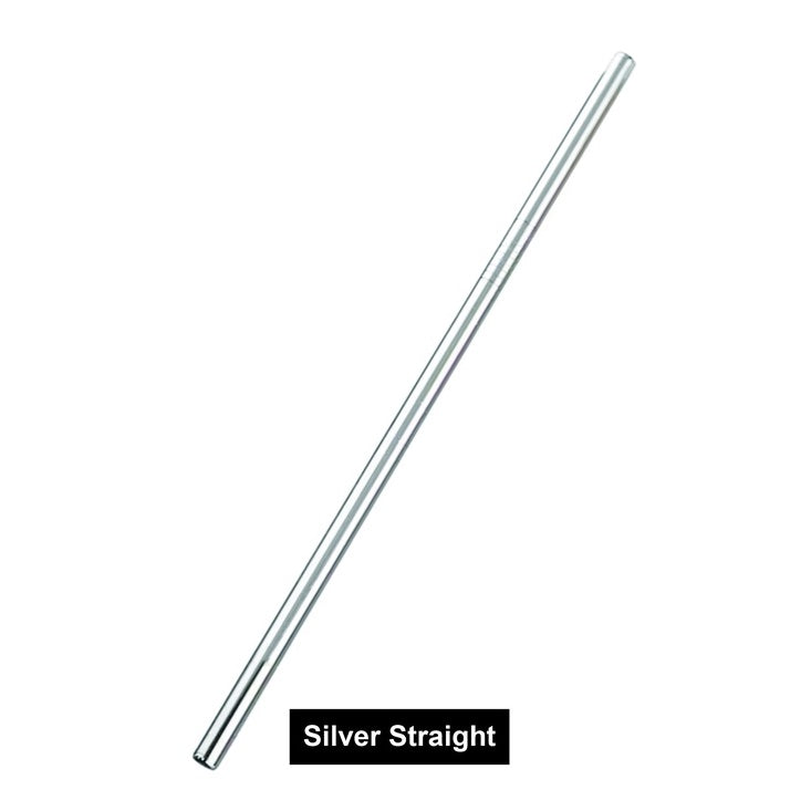 (Ready Stock)Stainless Steel Straw Tumbler Drinking Straight/ Curve Reusable Assorted Colors