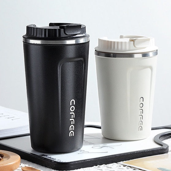 (Ready Stock)Coffee Espresso Tea Travel Sports Insulated Mug Tumbler 510ml Stainless Steel With Lid Multi Color