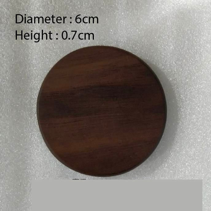 (READY STOCK) Coffee Cup Wood Coaster Square Round Resistant Heat Drink Mat Cup Pad Non Slip 8.8cm