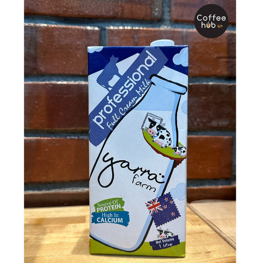 (READY STOCK)Yarra Farm Fresh UHT Full Cream Milk Professional 1L(Without Cap)