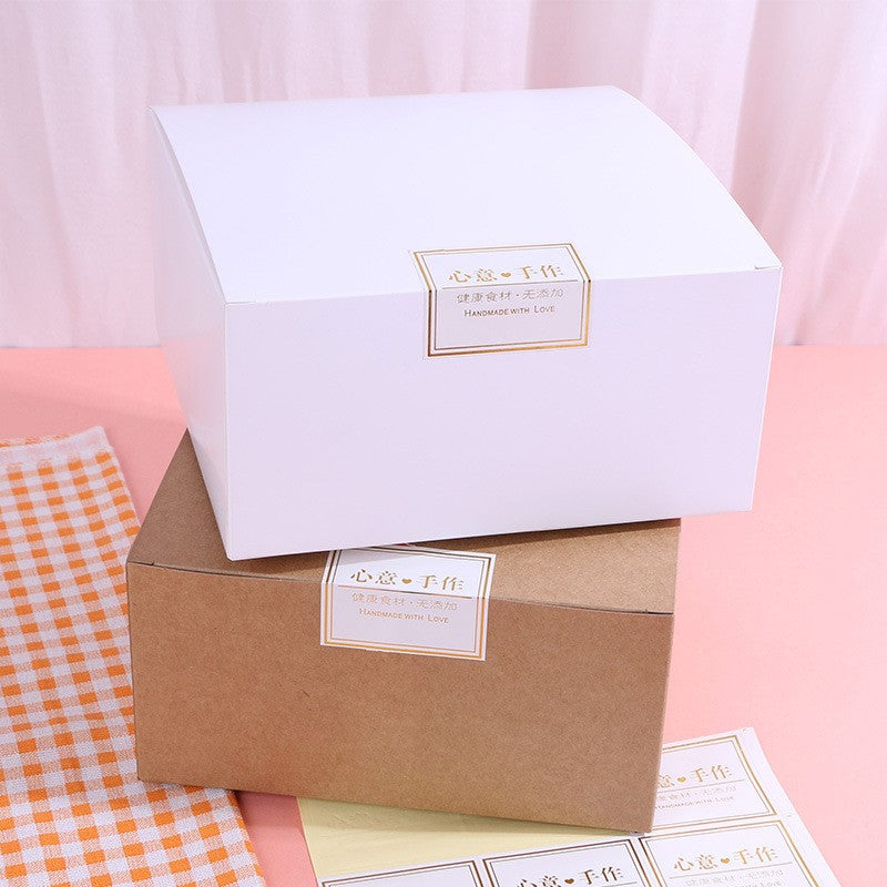 (READY STOCK)Dessert Cup Cake Muffin Pastry Swiss Roll Baking Packaging Paper Box Thick Paper 2/4/6 Holes 10pcs