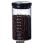 (READY STOCK)Coffee Bean Kitchen Food Seasoning Storage Tank Jar Sealed Tight Glass Canister With Bamboo and Plastic Lid