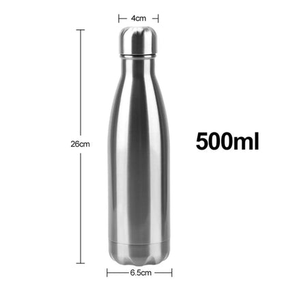 (Ready Stock)Coffee Espresso Tea Insulated Thermal Flask Tumbler 500ml Stainless Steel With Lid