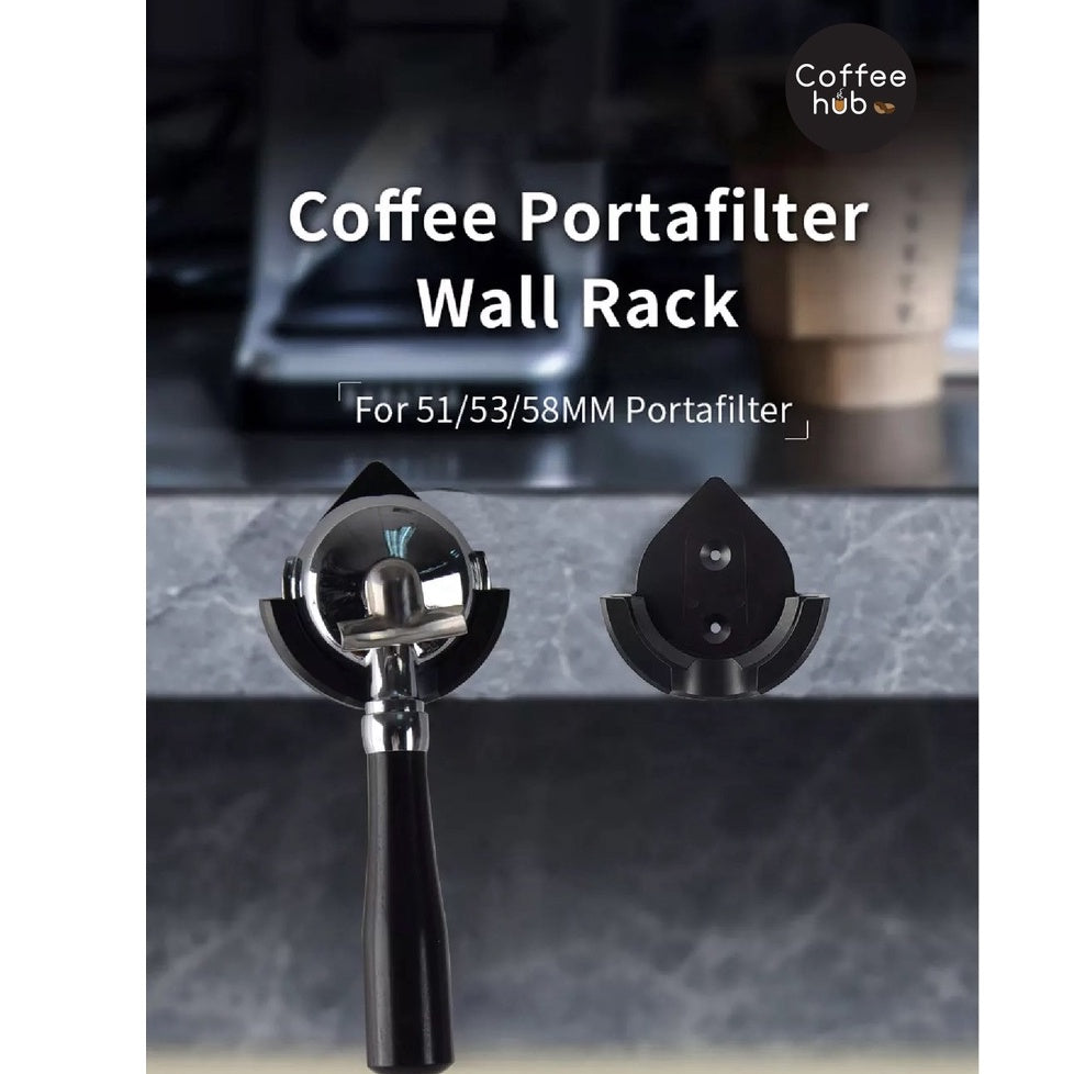 (Ready Stock)Espresso Coffee Machine Portafilter Holder 51/53/58mm ABS Solid Wall Rack Mounted