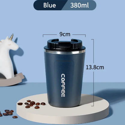 (Ready Stock)Coffee Espresso Tea Travel Sports Insulated Mug Tumbler 510ml Stainless Steel With Lid Multi Color