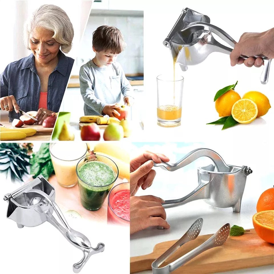 (Ready Stock)Manual Handheld Fruit Juicer Extractor Lemon Tangerine Clip Durable Juicer Durable Aluminium Alloy