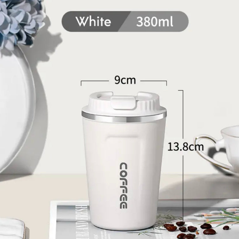 (Ready Stock)Coffee Espresso Tea Travel Sports Insulated Mug Tumbler 510ml Stainless Steel With Lid Multi Color