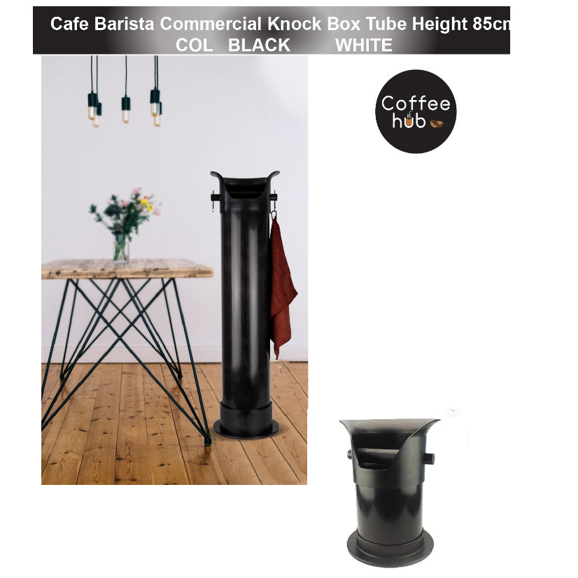 (READY STOCK)Coffee Cafe Barista Knock Box Commercial Use Bin Height 85cm Floor Stand With Barista Cloth