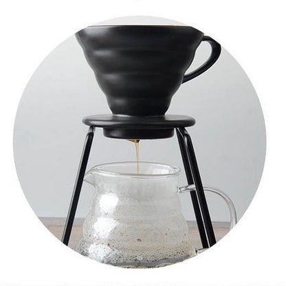 (Ready Stock)Coffee Brewer Hand Drip Pour Over Stand Station Holder Metal Rack