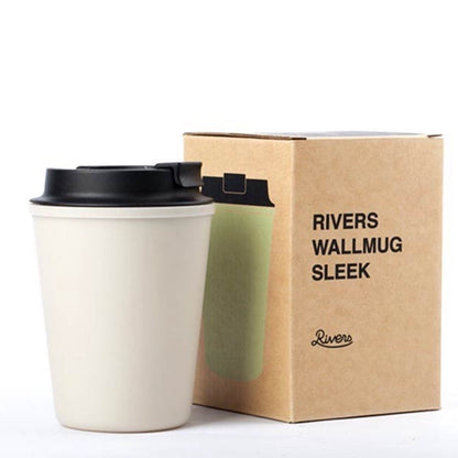 (Ready Stock) Genuine Japan Rivers Wallmug Sleek Coffee Tumbler 350ml Micro Coffee Dripper