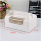 (READY STOCK)Dessert Cup Cake Muffin Pastry Swiss Roll Baking Packaging Paper Box Thick Paper 2/4/6 Holes 10pcs