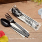 (READY STOCK)Disposable Take Away Bungkus Rice Food Plastic Spoon Fork Knife