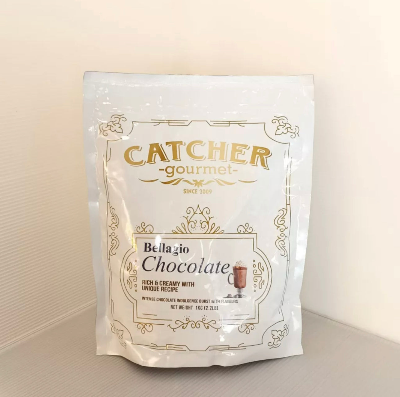 (Ready Stock)CATCHER Gourmet Premix Latte Frappease Matcha Powder Bellagio Chocolate Powder 1kg