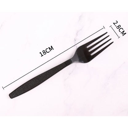 (READY STOCK)Disposable Take Away Bungkus Rice Food Plastic Spoon Fork Knife