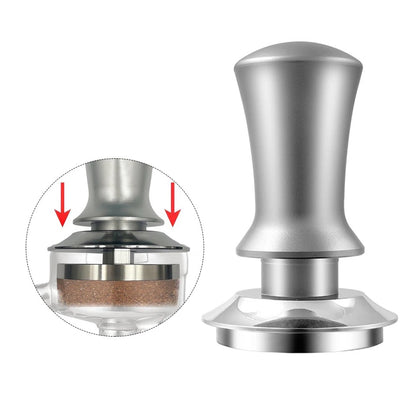 (Ready Stock) Espresso Coffee Tamper Handle Anti Pressure Spring 51mm/53mm Breville/ 58mm Solid Stainless Steel Weight