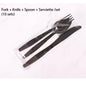 (READY STOCK)Disposable Take Away Bungkus Rice Food Plastic Spoon Fork Knife