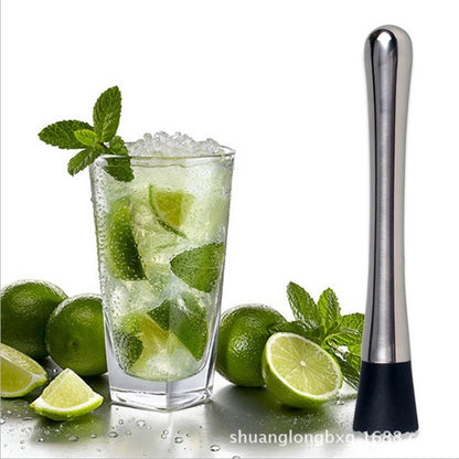 (Ready Stock)Cocktail Ice Hammer Crusher Muddler Swizzle Stick Stainless Steel DIY Drink Bartender Tool