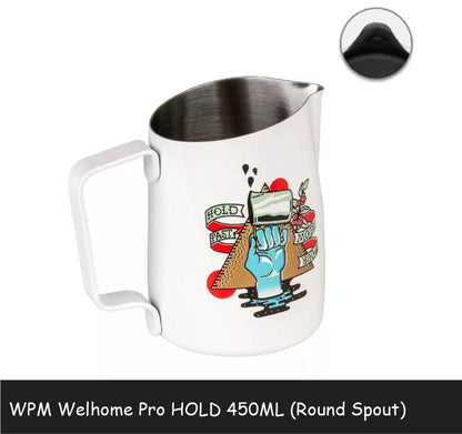 (Ready Stock)WPM Welhome Pro Milk Pitcher Professional Latte Art Pouring 300ml 450ml 500ml