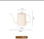 (Ready Stock)Coffee Hand Drip Gooseneck Narrow Spout Kettle Teflon Black Stainless Steel Capacity 350ml 600ml 1000ml