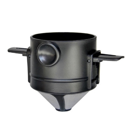 (Ready Stock)Coffee Espresso Pour Over Stainless Steel Filter Portable Foldable Reusable Coffee Dripper