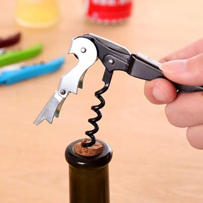 (Ready Stock)Wine Beer Bottle Can Opener Corkscrew Multifunction Stainless Steel Bar Tools Accessories