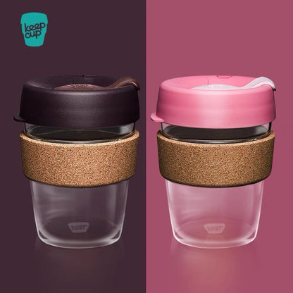 (Ready Stock)Original Keepcup Coffee Espresso Glass Reusable Cup Reusable 12oz|340ml