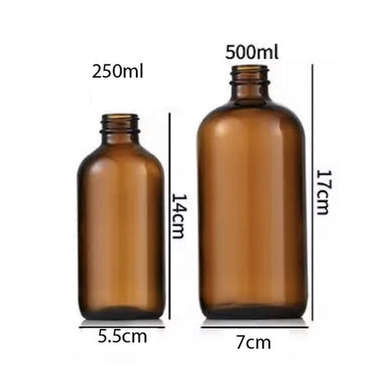 (READY STOCK)Coffee Cold Brew Tonic Drink Clear DIY Decoration Bottle Thick Glass With Aluminum Seal Cap 200ml 250ml