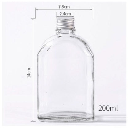 (READY STOCK)Coffee Cold Brew Tonic Drink Clear DIY Decoration Bottle Thick Glass With Aluminum Seal Cap 200ml 250ml