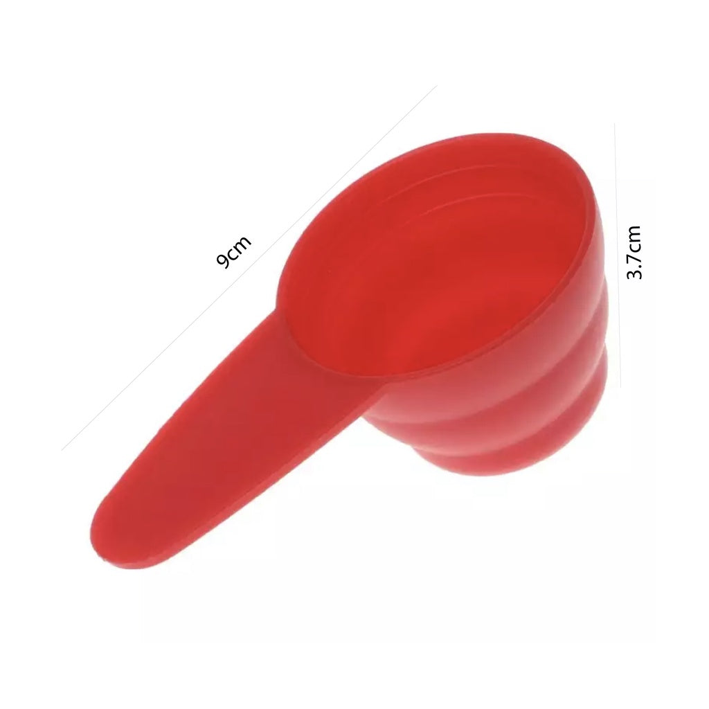 (Ready Stock)Espresso Coffee Bean Milk Powder Measuring Spoon With Scale Plastic Scoop WHITE RED BLACK