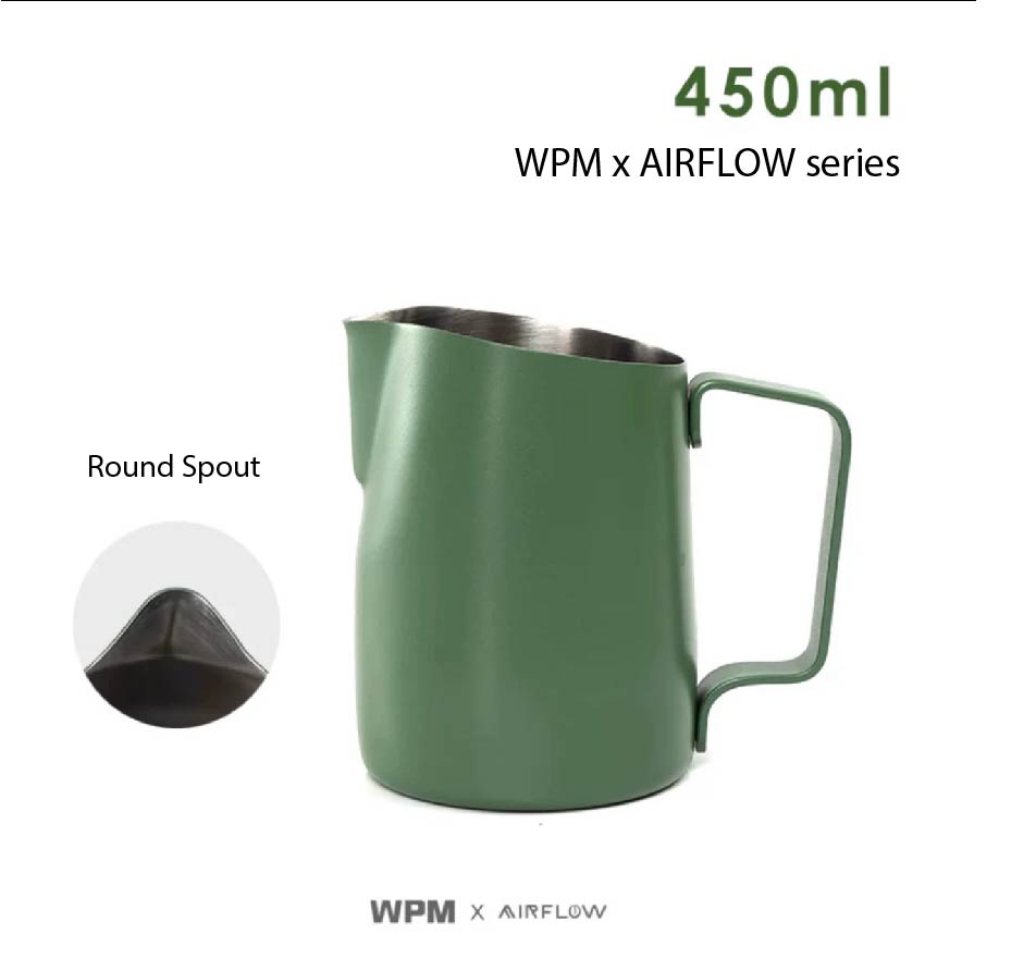 (Ready Stock)WPM Welhome Pro Milk Pitcher Professional Latte Art Pouring 300ml 450ml 500ml