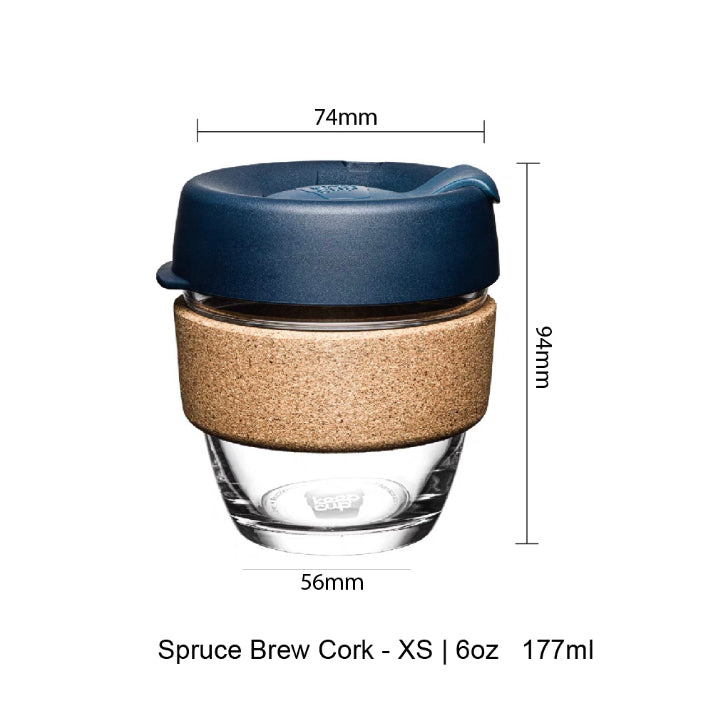 (Ready Stock)Original Keepcup Coffee Espresso Glass Reusable Cup Reusable 12oz|340ml