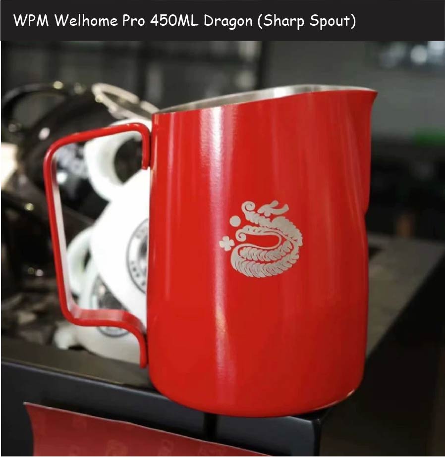 (Ready Stock)WPM Welhome Pro Milk Pitcher Professional Latte Art Pouring 300ml 450ml 500ml